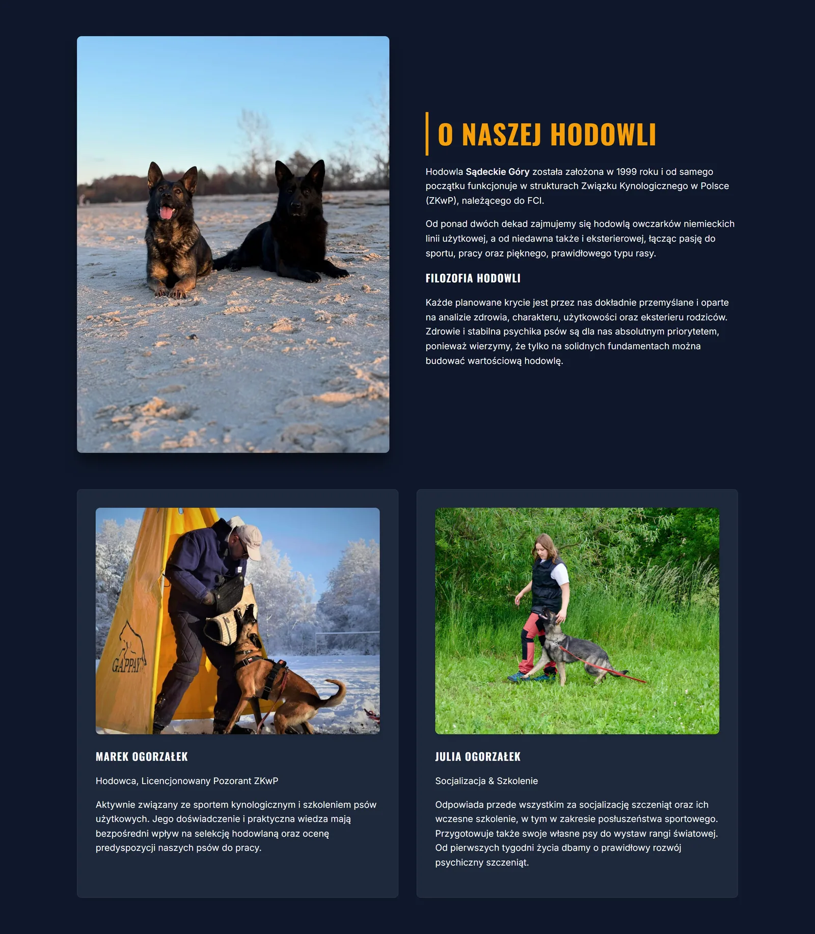 Hodowla „Sądeckie Góry” (FCI) — zrzut 1